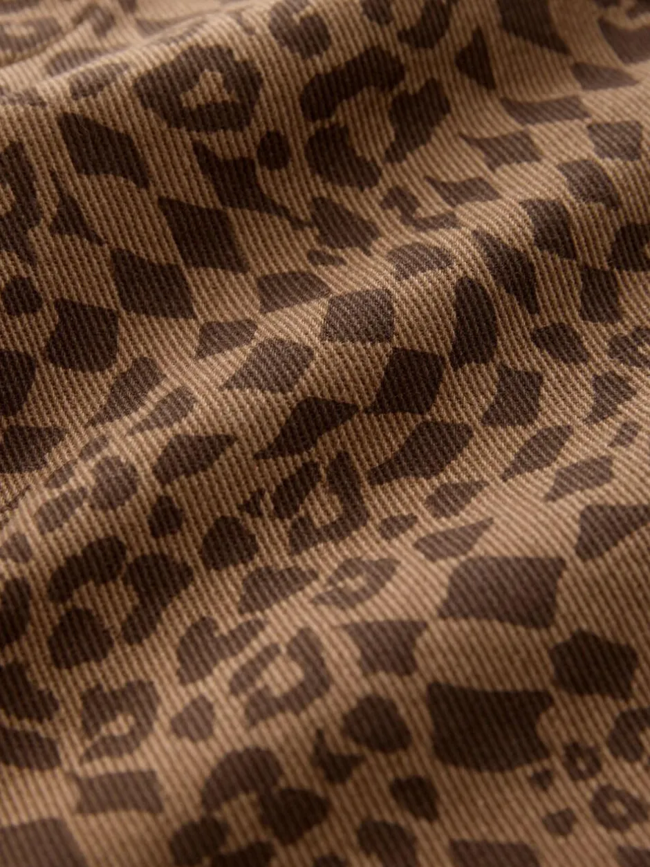 Next Tan Leopard Print Printed Pull On Wide Trousers (3mths-7yrs) Sale