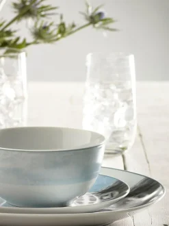 Next Teal Blue Hamish The Highland Cow 12 Piece Dinner Set Discount
