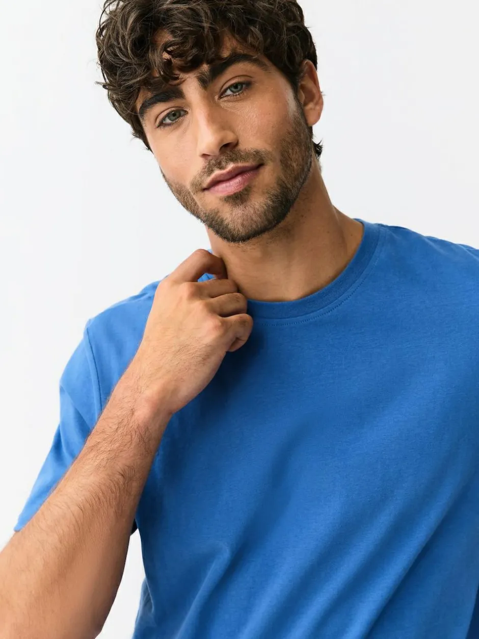 Next Motionflex Cosy Short Sleeve Pyjamas Set Teal Blue Online