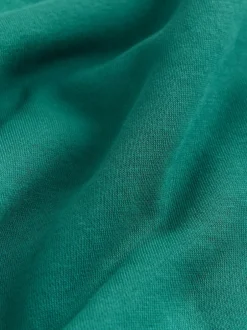 Next Relaxed Fit Heavyweight Longline Crew Neck Sweatshirt Teal Blue Best