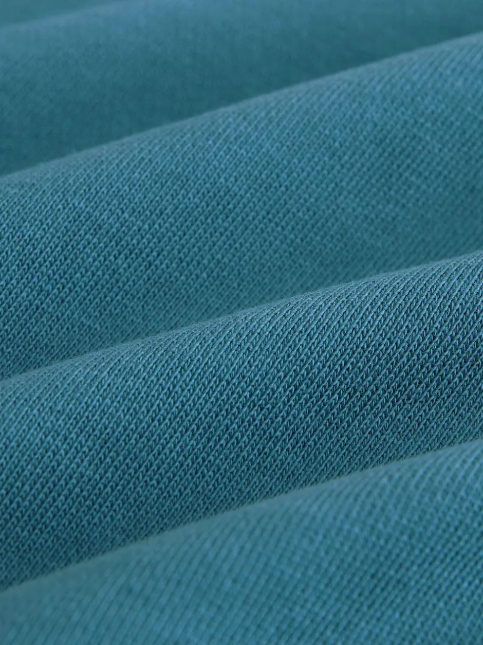 Next Teal Blue Relaxed Fit Long Sleeve Heavyweight T-Shirt (3-16yrs) Best