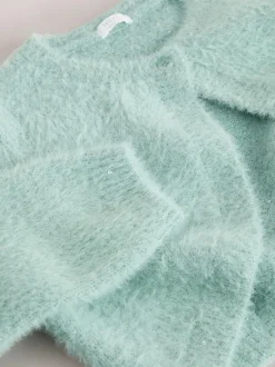 Next Fluffy Occasion Shrug (12mths-16yrs) Teal Hot