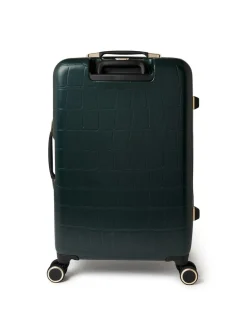 Ted Baker Icon Case Croc Medium Suitcase Green Hot