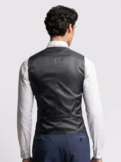 Ted Baker Tailoring Blue Premium Panama Waistcoat Online