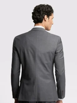 Ted Baker Tailoring Prem Charcoal Grey Panama Slim Suit Jacket Sale