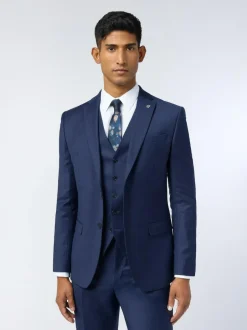Ted Baker Tailoring Slim Blue Keats Flannel Jacket Online
