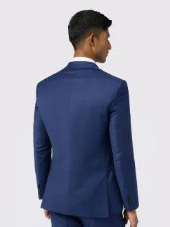 Ted Baker Tailoring Slim Blue Keats Flannel Jacket Online