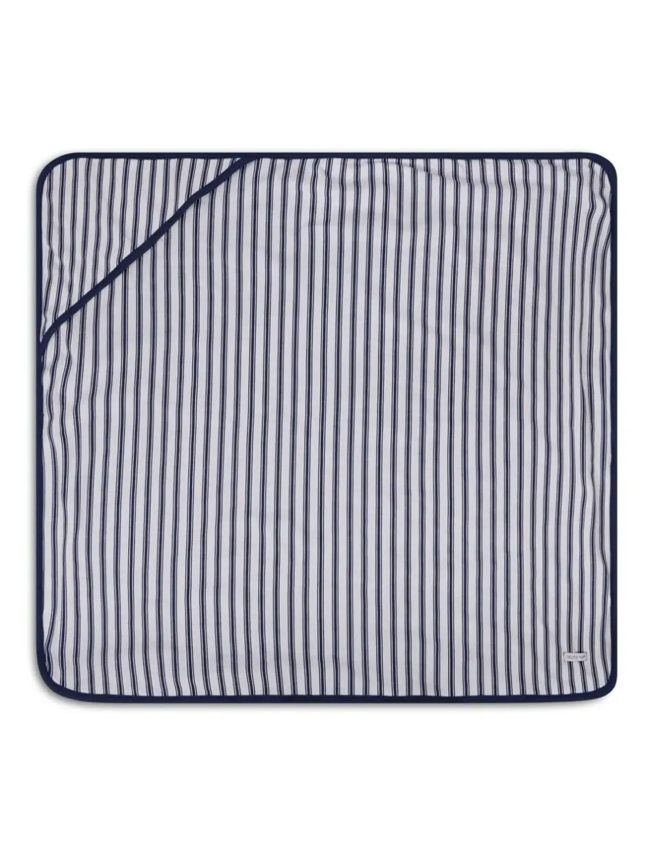 The Little Tailor Baby Soft Jersey Blanket Blue New
