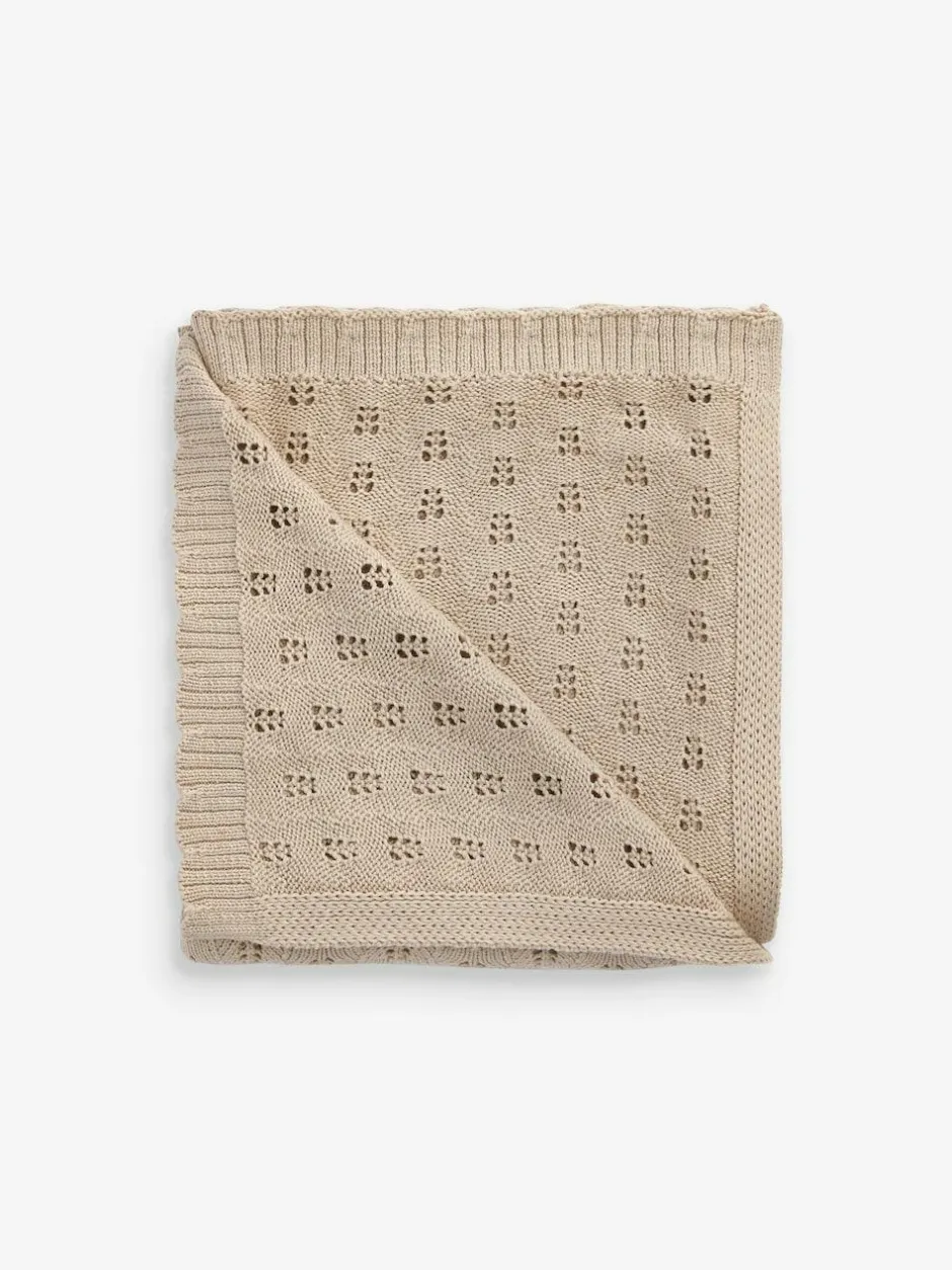 The Little Tailor Natural 100% Cotton Blanket Hot