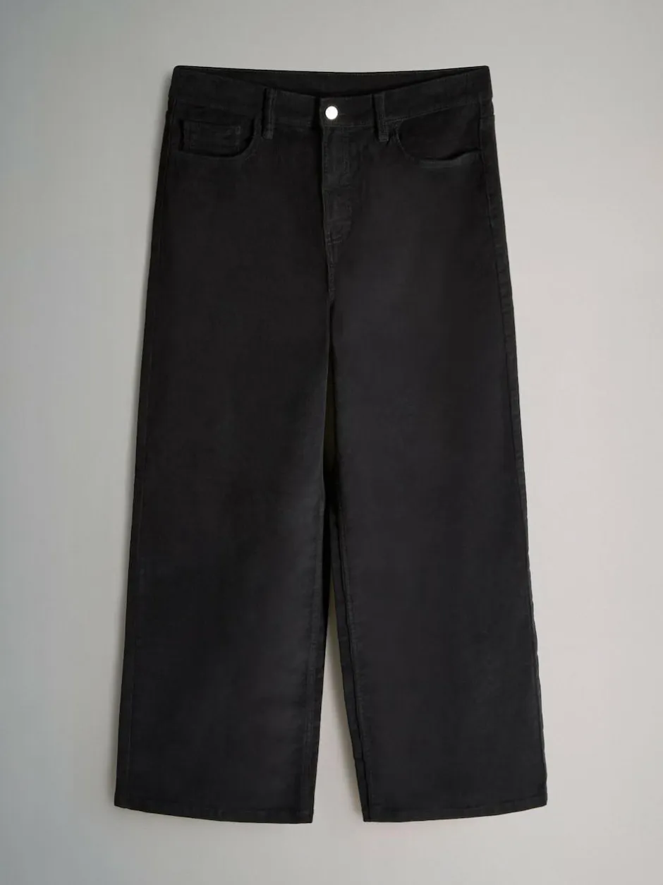 The Set 2 Pack Cord Wide Leg Jeans Cream/Black Best