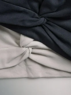 The Set 2 Pack Knot Front Sweatshirt Navy/Cream Clearance