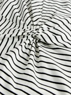 The Set 3 Pack Knot Front T-Shirts Black/White/Stripe Clearance