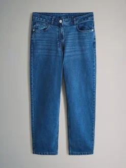 The Set 2 Pack Mom Jeans Black/Dark Blue Clearance