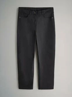 The Set 2 Pack Mom Jeans Black/Dark Blue Clearance