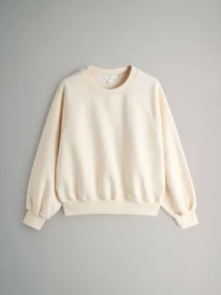 The Set 2 Pack Raglan Sweat Tops Pink/Cream Online