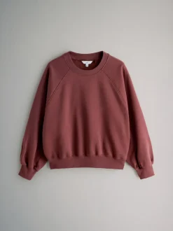 The Set 2 Pack Raglan Sweat Tops Pink/Cream Online