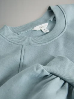 The Set 3 Pack Raglan Sweat Tops Blue/Light Blue/Cream Sale