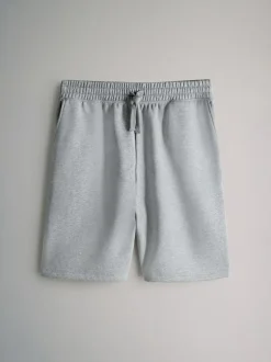 The Set 3 Pack Relaxed Fit Sweat Shorts Black/Grey Hot