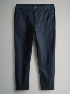The Set 3 Pack Slim Leg Chino Trousers Navy/Tan Brown/Green Online