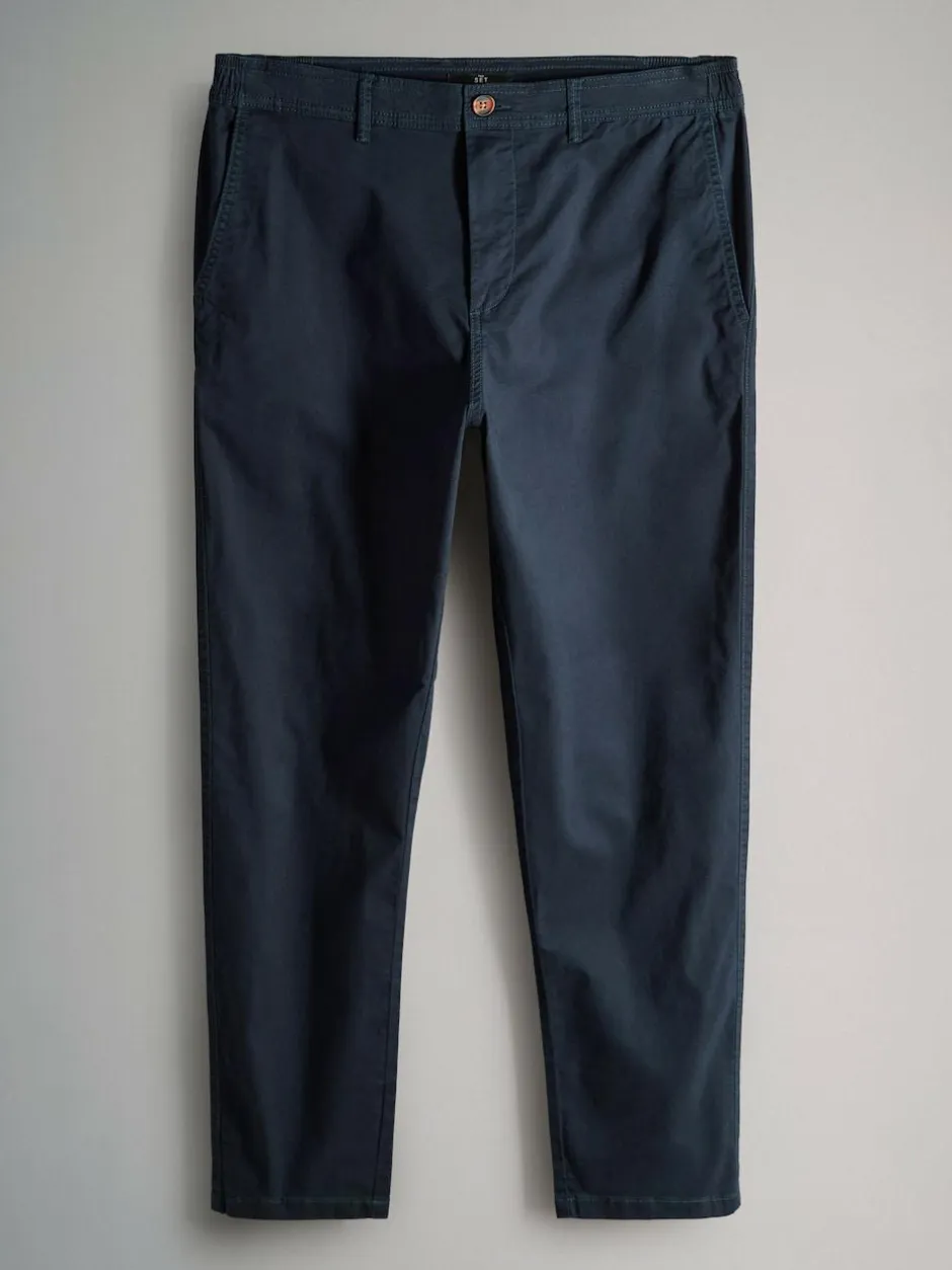 The Set 3 Pack Slim Leg Chino Trousers Navy/Tan Brown/Green Online