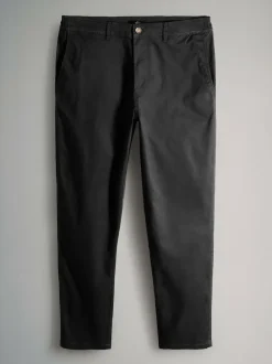 The Set 3 Pack Slim Leg Chino Trousers Black/Brown/Cream