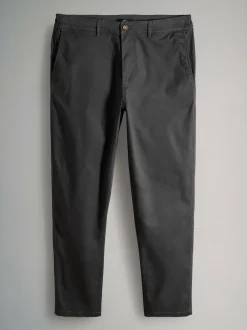 The Set 3 Pack Slim Leg Chino Trousers Black/Brown/Cream