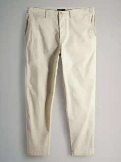 The Set 3 Pack Slim Leg Chino Trousers Black/Brown/Cream