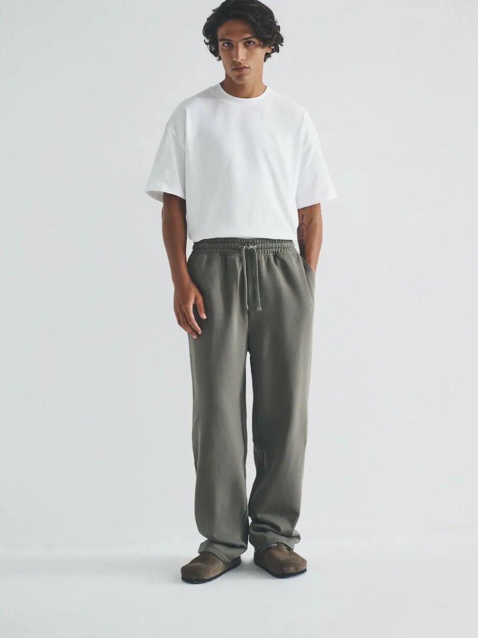The Set 4 Pack Wide Leg Joggers Black/Green Hot