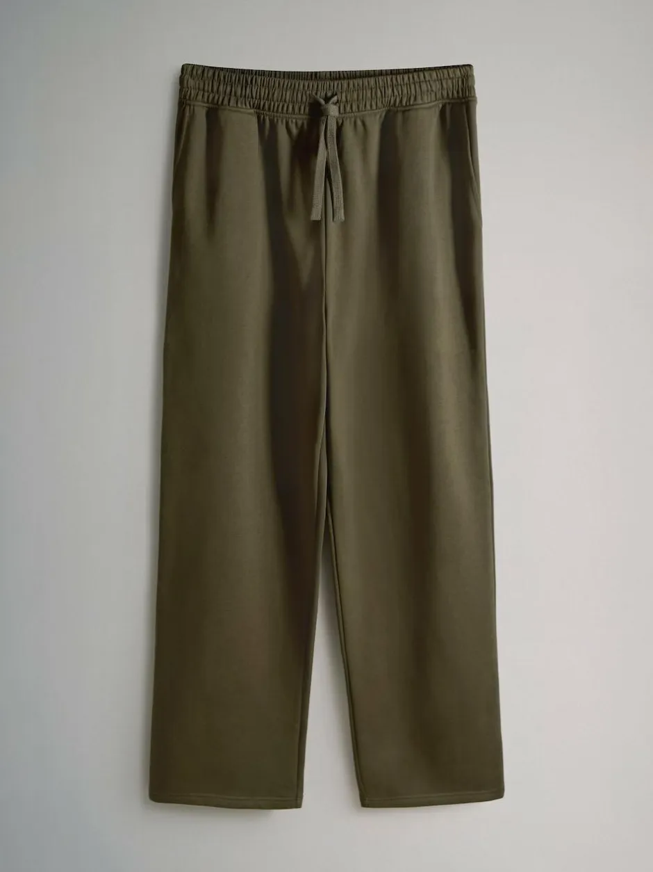 The Set 4 Pack Wide Leg Joggers Black/Green Hot