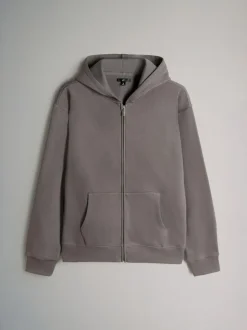 The Set 3 Pack Zip Through Hooded Sweatshirt Black/Grey/Green
