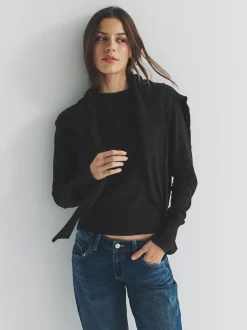 The Set Black/Brown/Neutral 3 Pack Fine Knit Crew Neck Jumpers Best