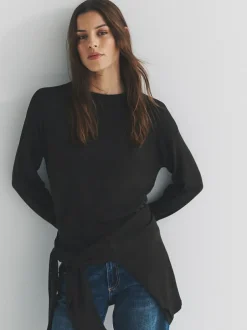 The Set Black/Brown/Neutral 3 Pack Fine Knit Crew Neck Jumpers Best