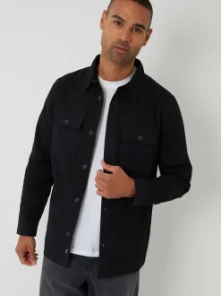 Threadbare Lightweight Jacket Black Sale