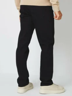 Threadbare Black Straight Fit Jeans With Stretch New
