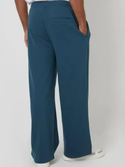 Threadbare Wide Leg Joggers Blue Clearance