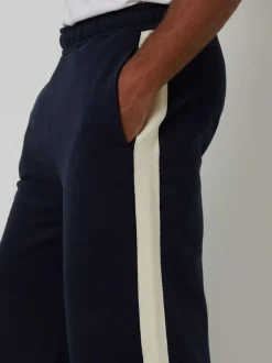 Threadbare Wide Leg Side Stripe Joggers Blue Online