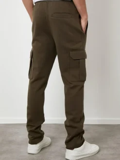 Threadbare Cargo Joggers Green New