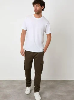 Threadbare Cargo Joggers Green New