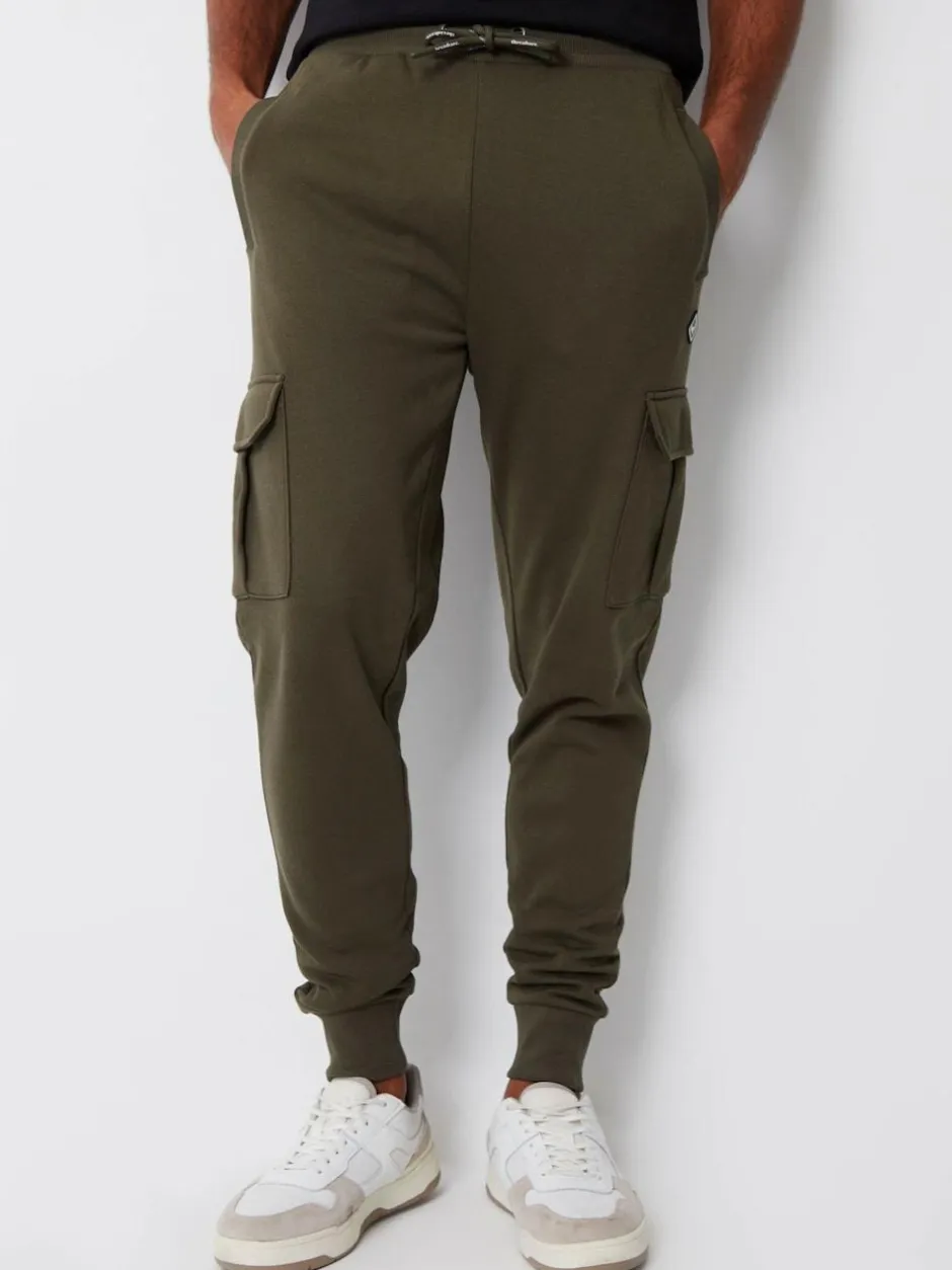 Threadbare Cargo Style Joggers Green Online