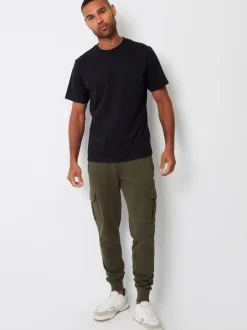 Threadbare Cargo Style Joggers Green Online