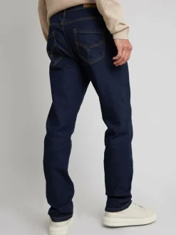 Threadbare Navy Blue Straight Fit Jeans With Stretch Online