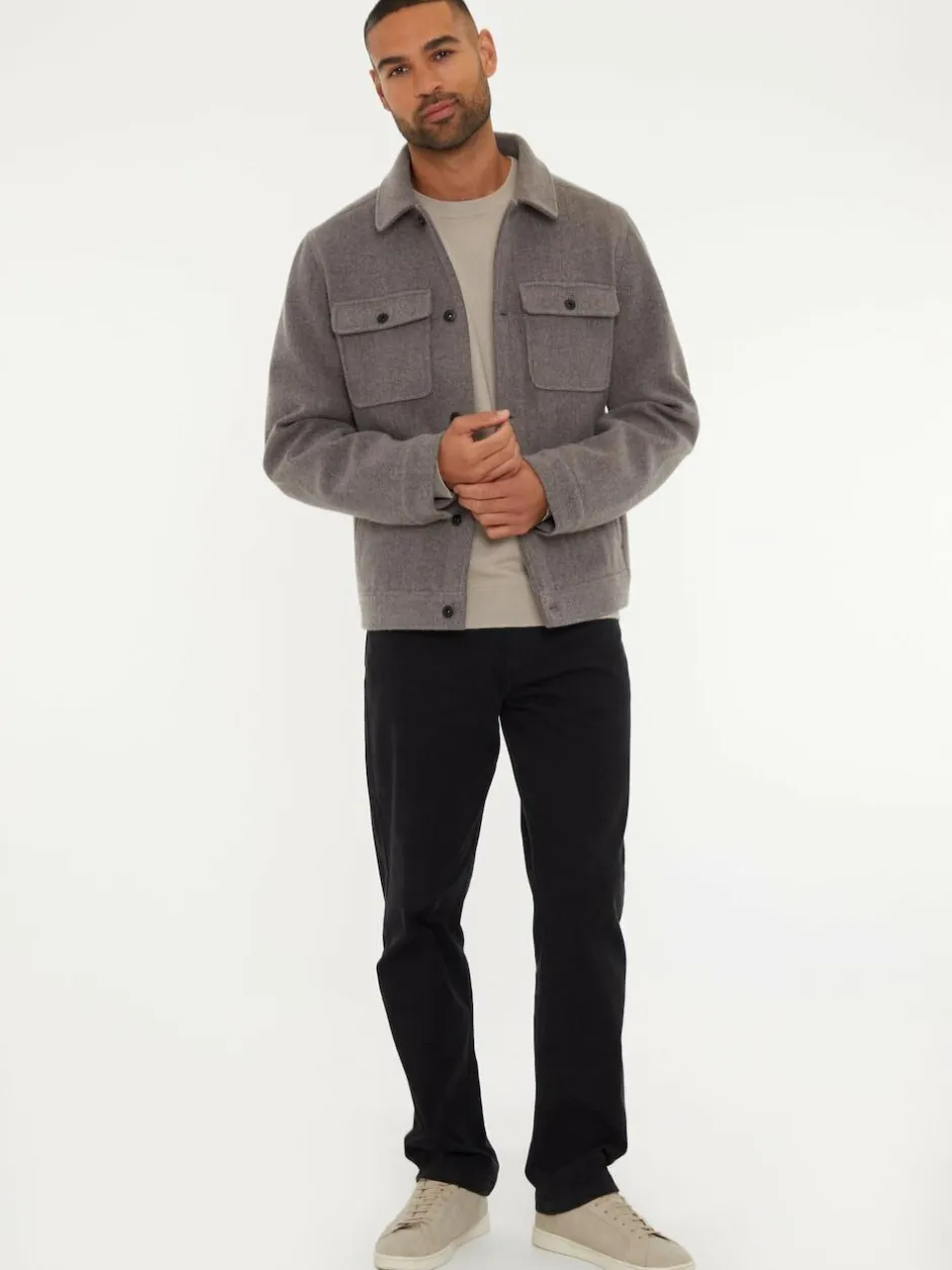 Threadbare Brushed Button Up Shacket Neutral Sale