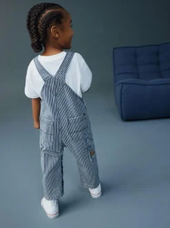 Next Ticking Stripe Dungarees (3mths-7yrs) Hot
