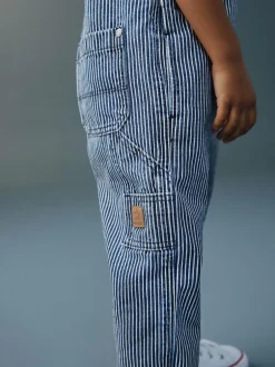 Next Ticking Stripe Dungarees (3mths-7yrs) Hot