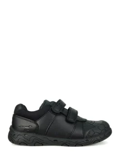 Toezone Boys Dex Dinosaur Print Black School Shoes Best
