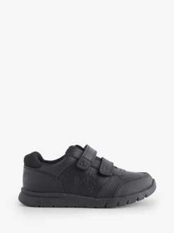 Toezone Boys Minecraft Rip Tape School Black Shoes Clearance