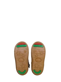 Toezone River Boys Brown Suede Leather Gusset and Zip Boots Clearance
