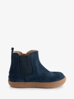 Toezone Sam Boys Suede Leather Gusset and Zip Boots Hot