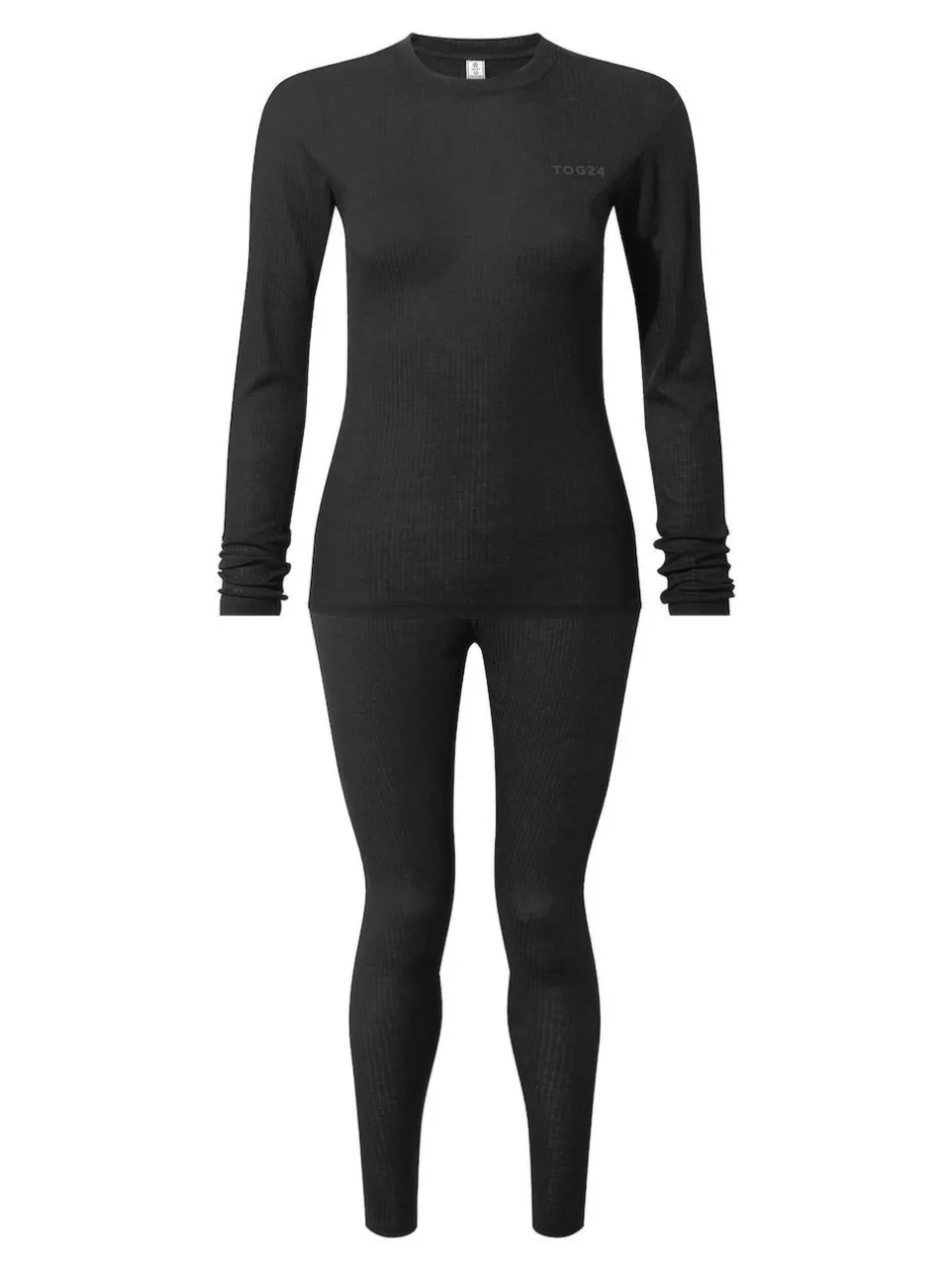 Tog 24 Black Darley Thermal Base Layer Set Discount