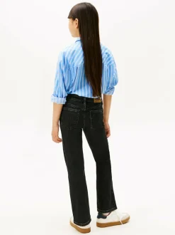 Tommy Hilfiger Black Black Flared Leg Jeans New